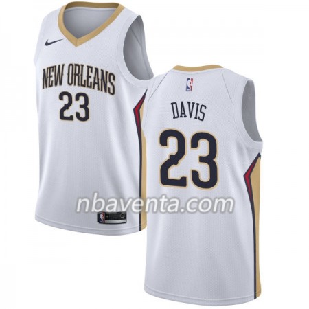 Camiseta Hombre New Orleans Pelicans Anthony Davis 23 Nike 2017-18 Blanco Swingman Camiseta Hombre New Orleans Pelicans Anthony Davis 23 Nike 2017-18 Blanco Swingman